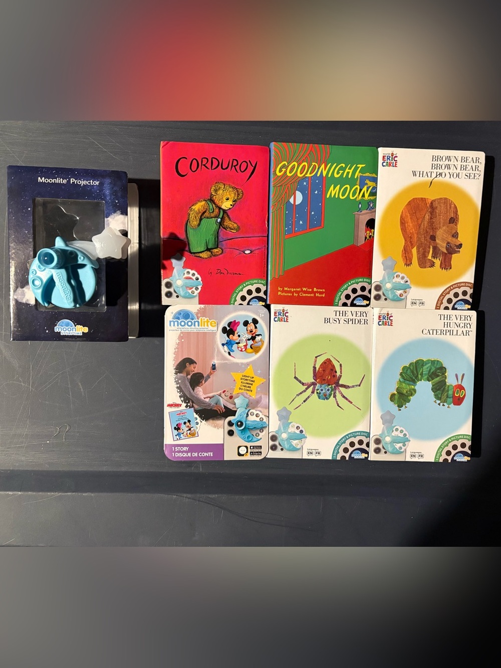 Moonlite Storytime Projector + 6 Story Discs